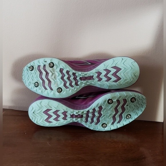 Saucony Women's Kilkenny XC 7 Spiked Track Shoes Purple/Blue Size 8.5 - Picture 8 of 9